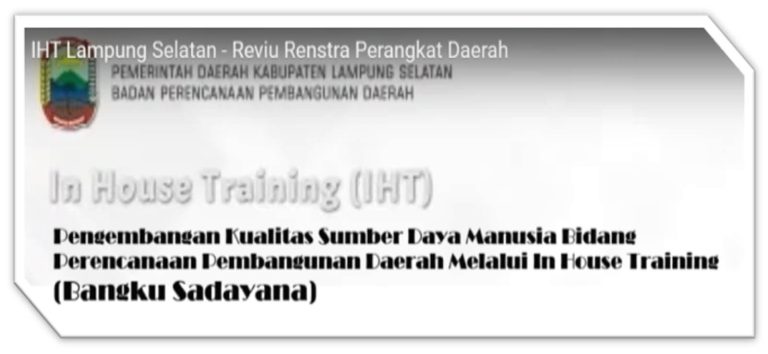 IHT Penyusunan Indikator Kinerja Perangkat Daerah Tahun 2022